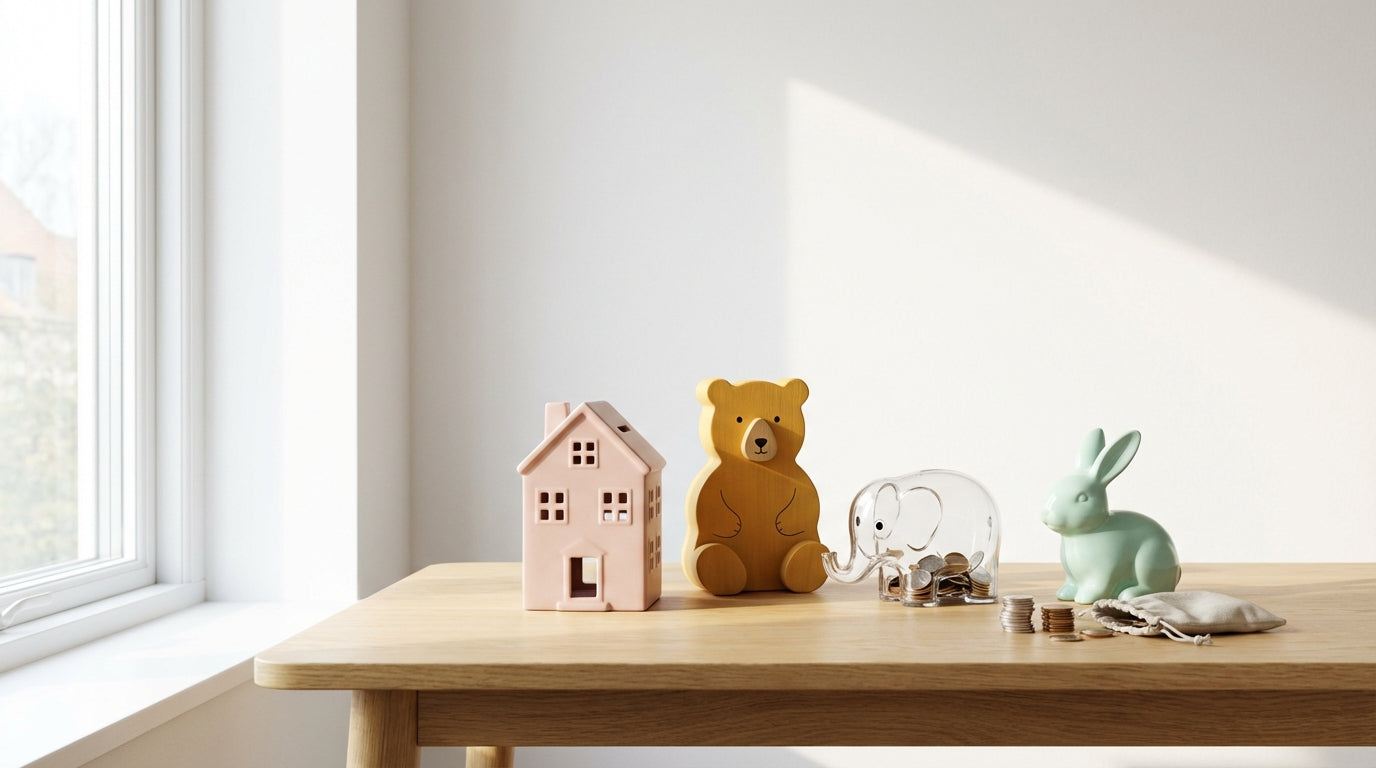 Ausgefallene Spardosen für Kinder: Ideen, DIY & Alters-Tipps