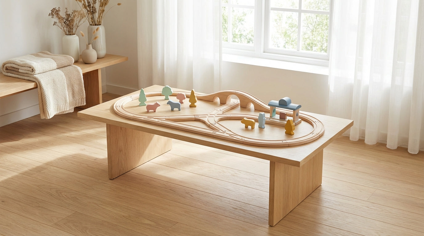 Holzeisenbahn-Arten im Vergleich: Sets, Zubehör & Erweiterungen