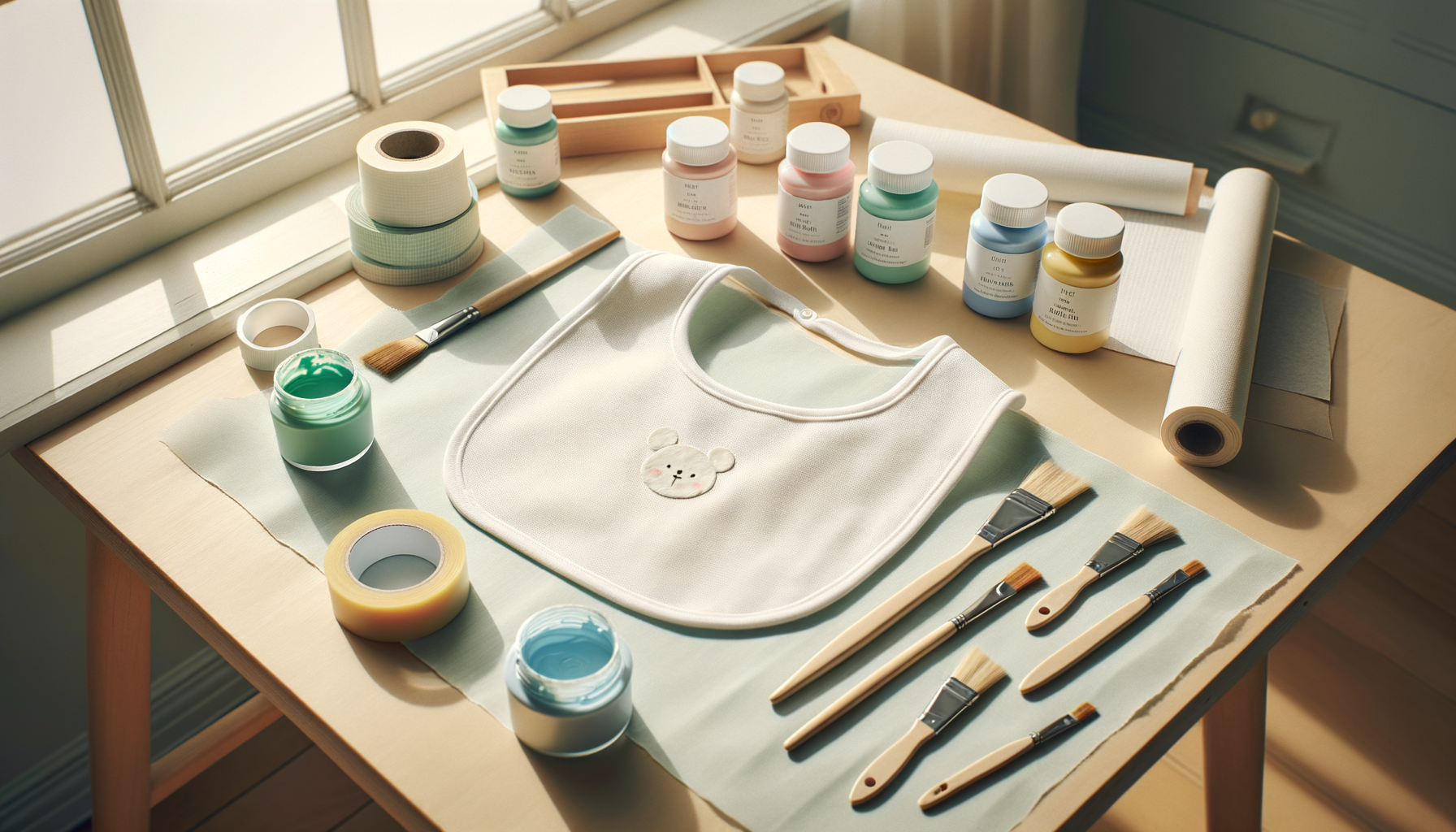 Lätzchen bemalen: Anleitung, sichere Farben, Motive & Pflege