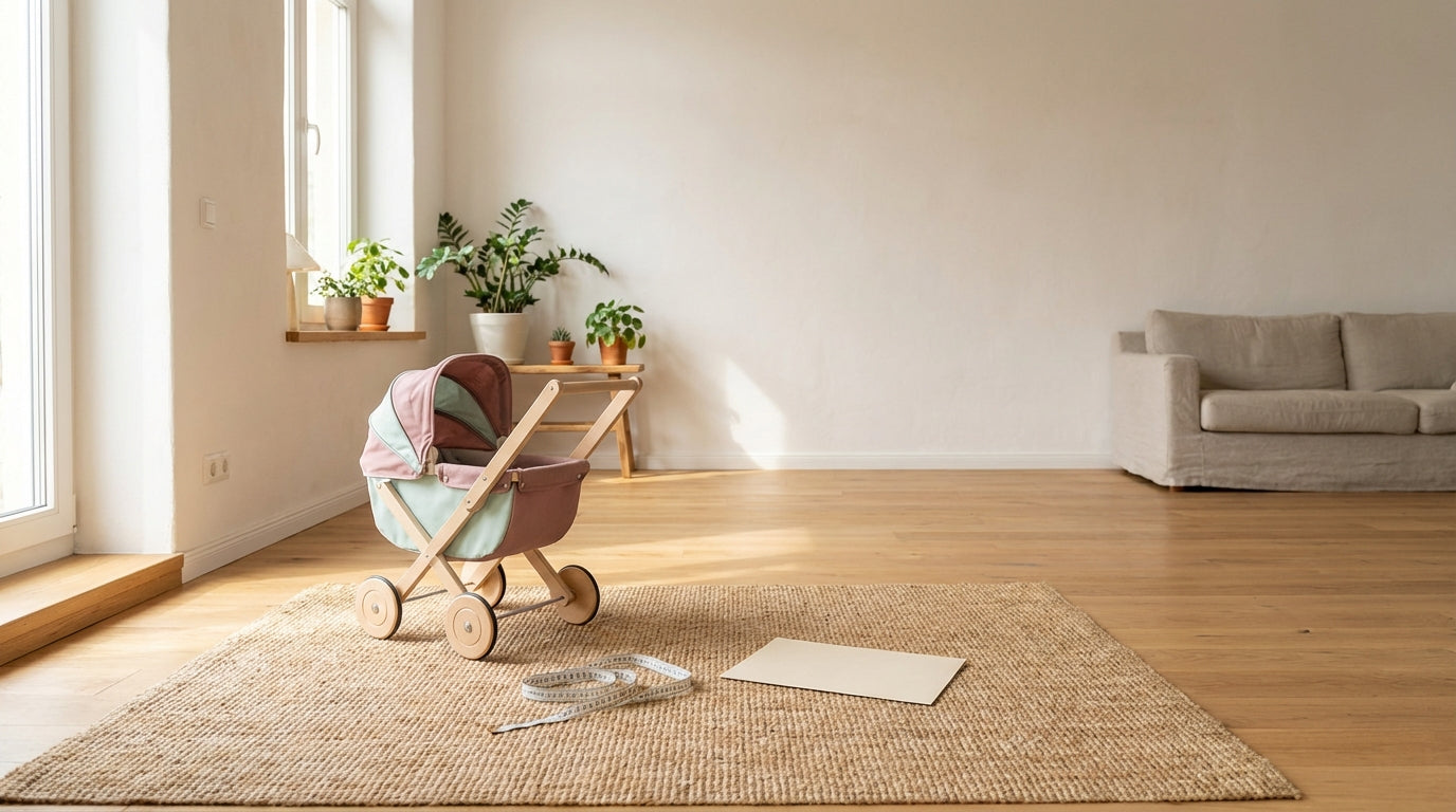Puppenwagen: Altersempfehlung, Sicherheit & die richtige Griffhöhe