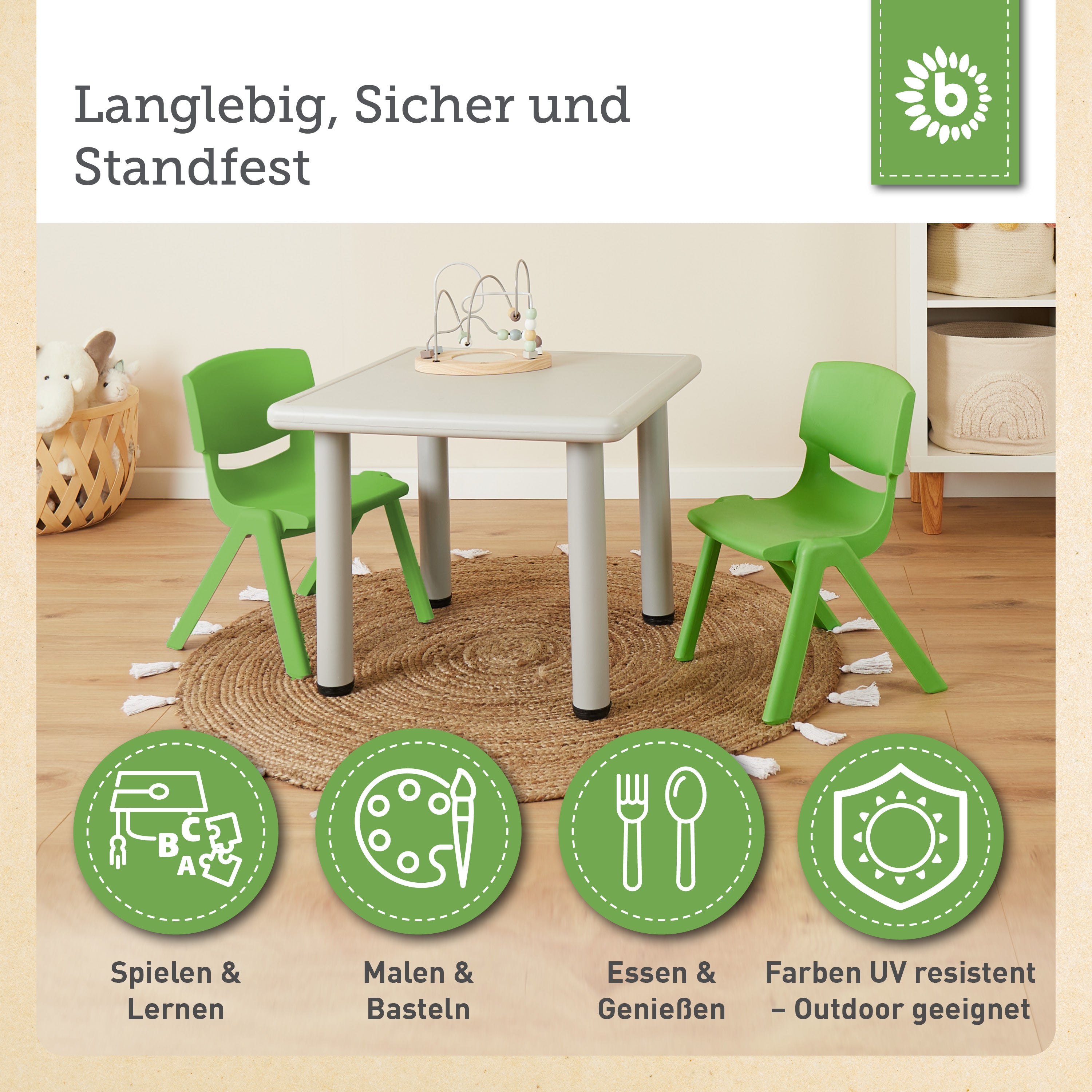 Kinderstuhl Grün
