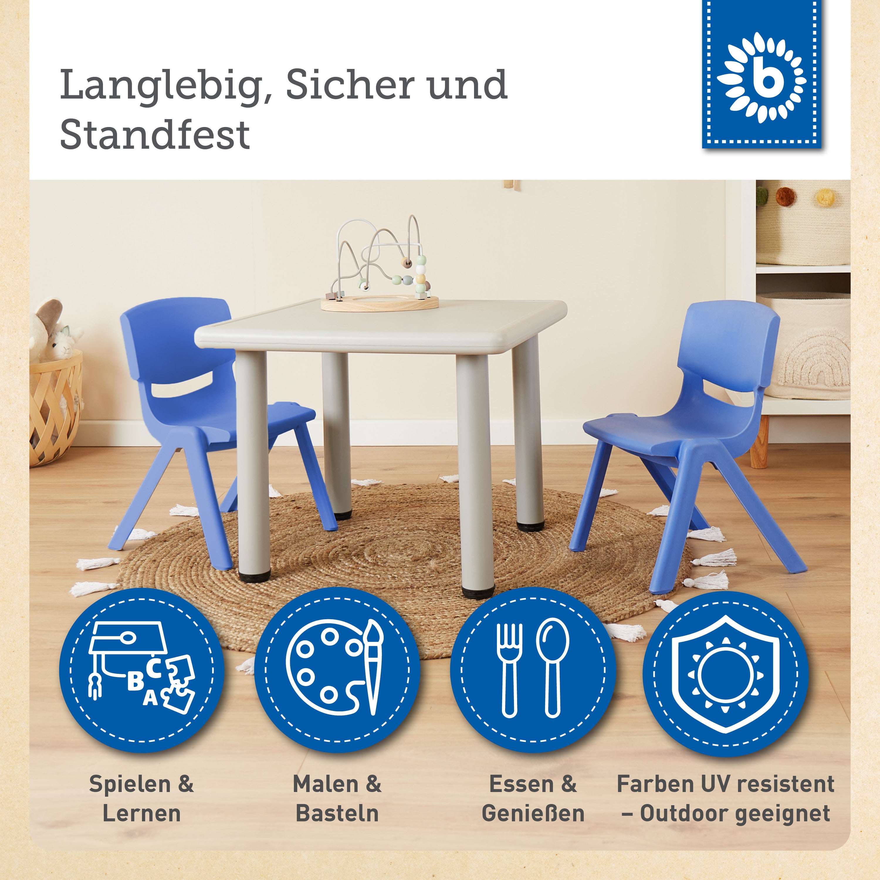 Kinderstuhl Blau