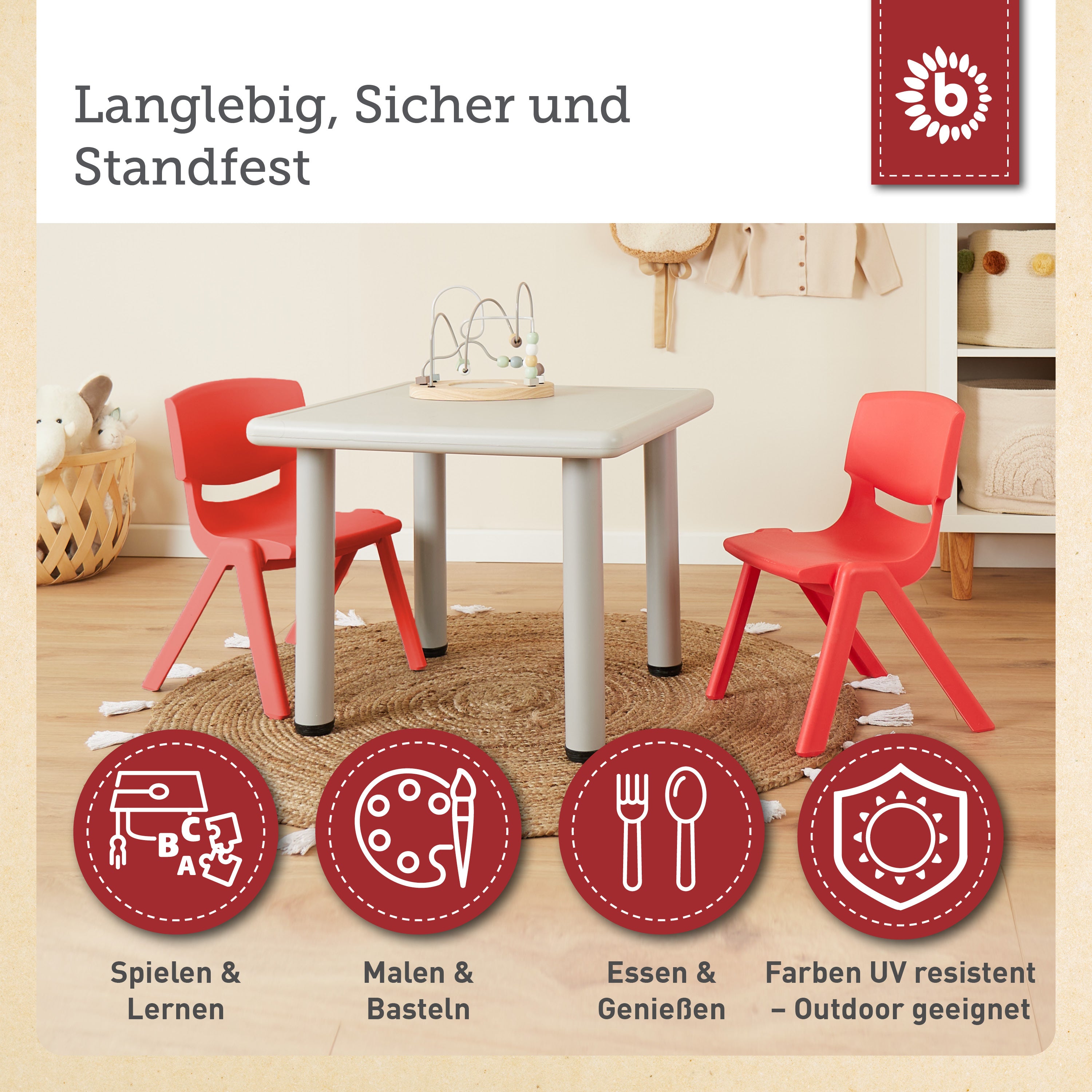 Kinderstuhl Rot