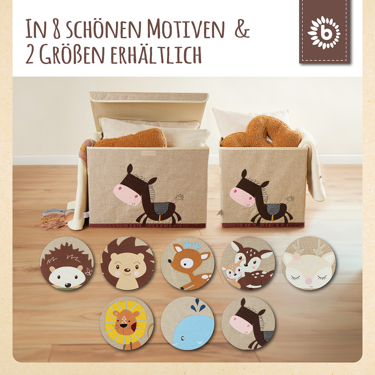 Bundle: 4x Aufbewahrungsboxen mit Deckel 10% Rabatt