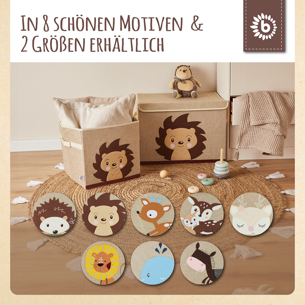 Bundle: 4x Aufbewahrungsboxen mit Deckel 10% Rabatt