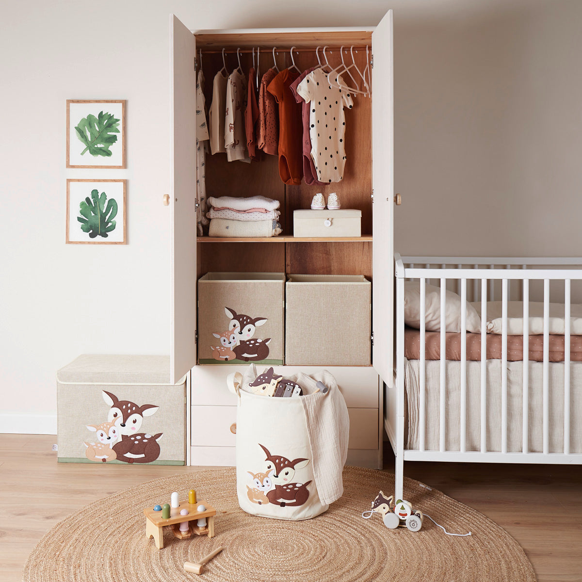 Aufbewahrungskorb Rehe