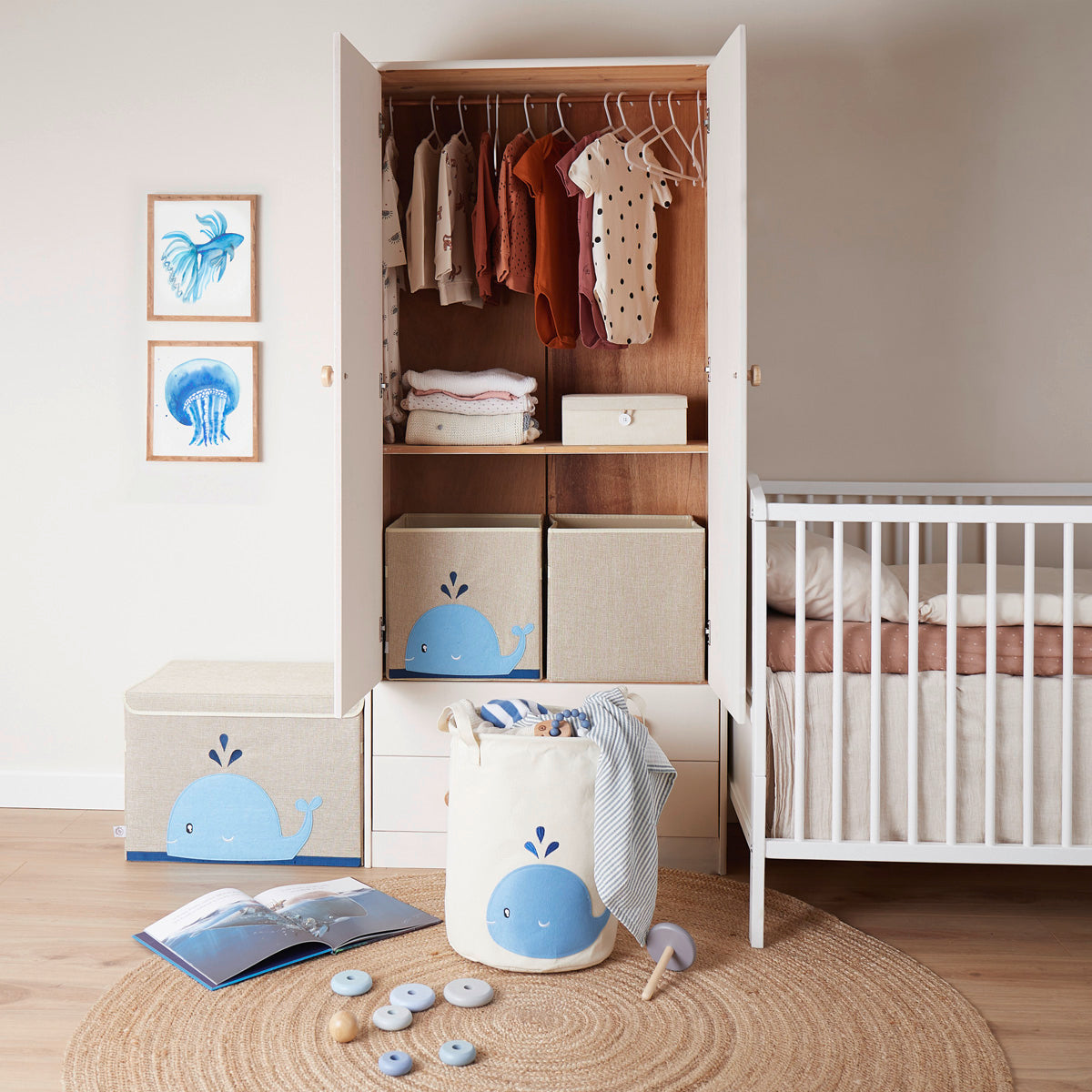 Aufbewahrungskorb Wal