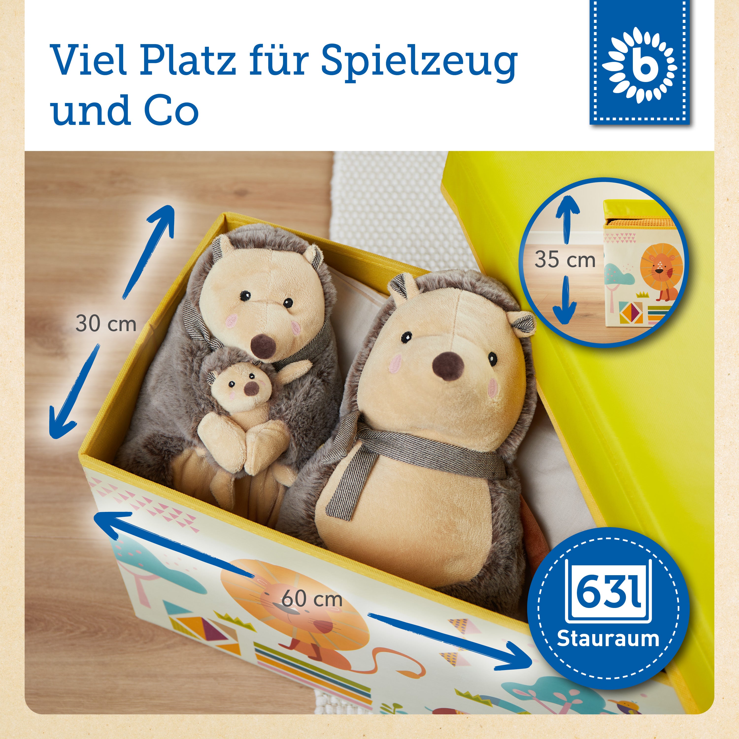 2in1 Staubox & Sitzbank Zoo