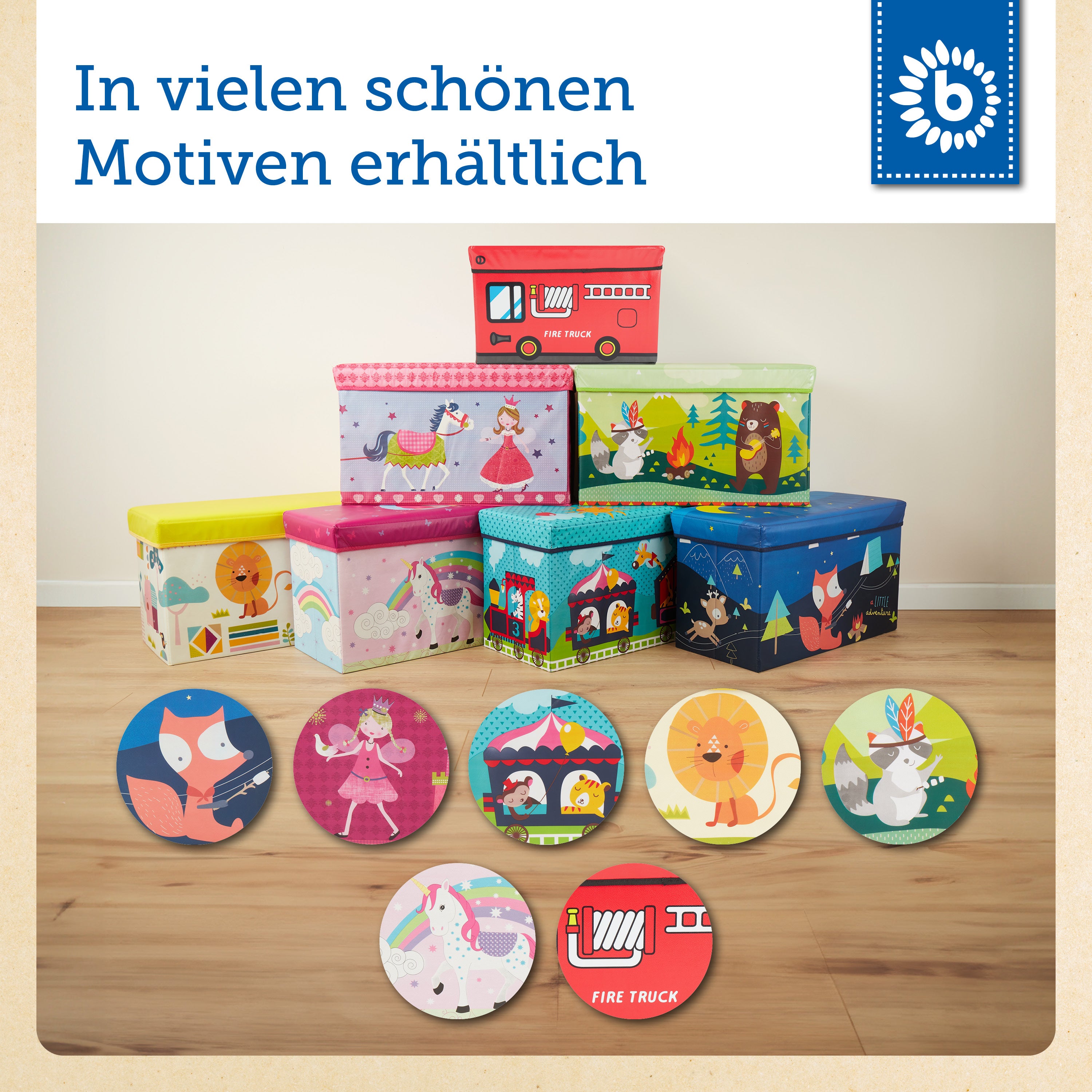 2in1 Staubox & Sitzbank Zirkus