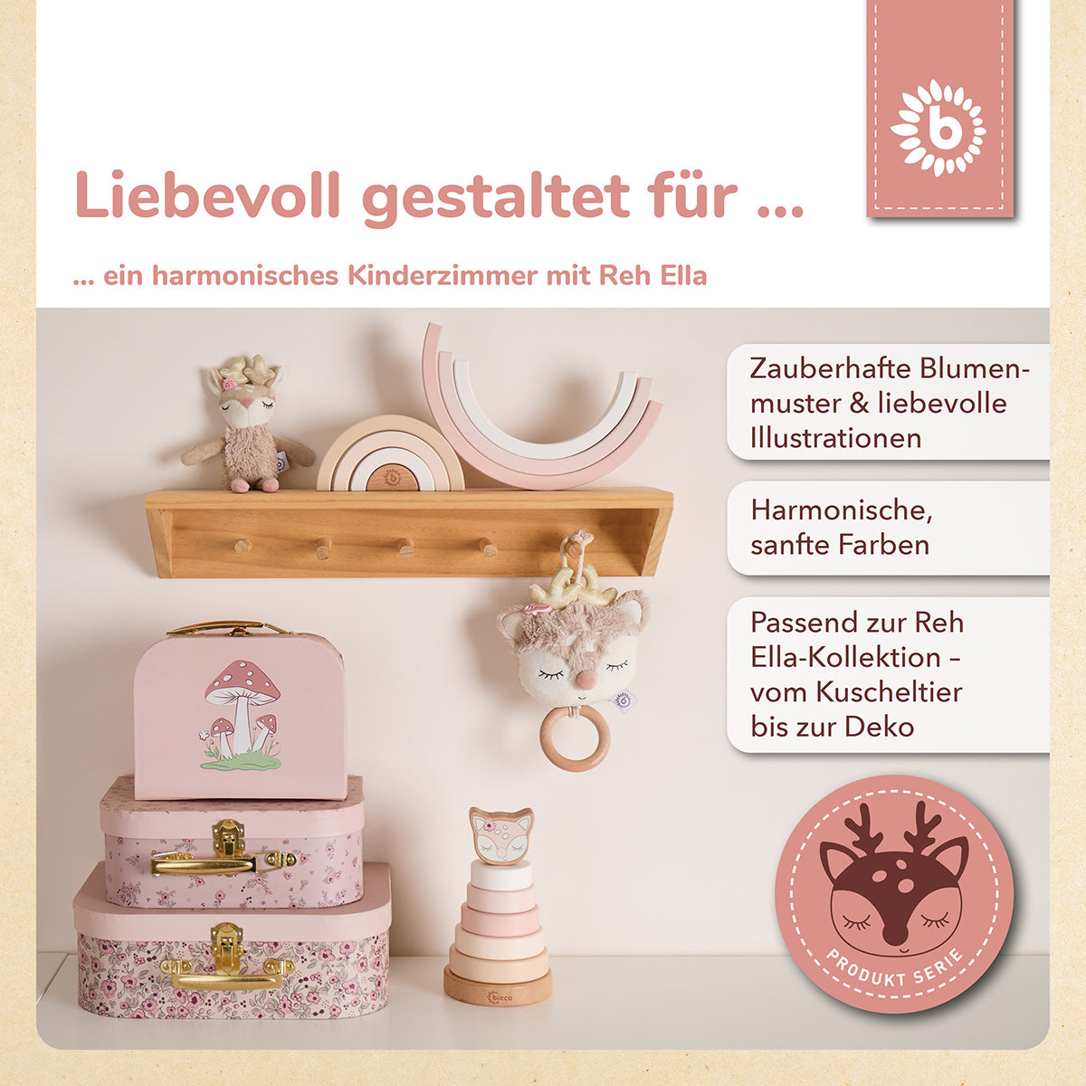 Set de 3 valises Ella Dreamy Flowers