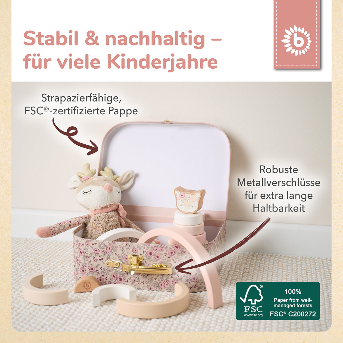 Set de 3 valises Ella Dreamy Flowers