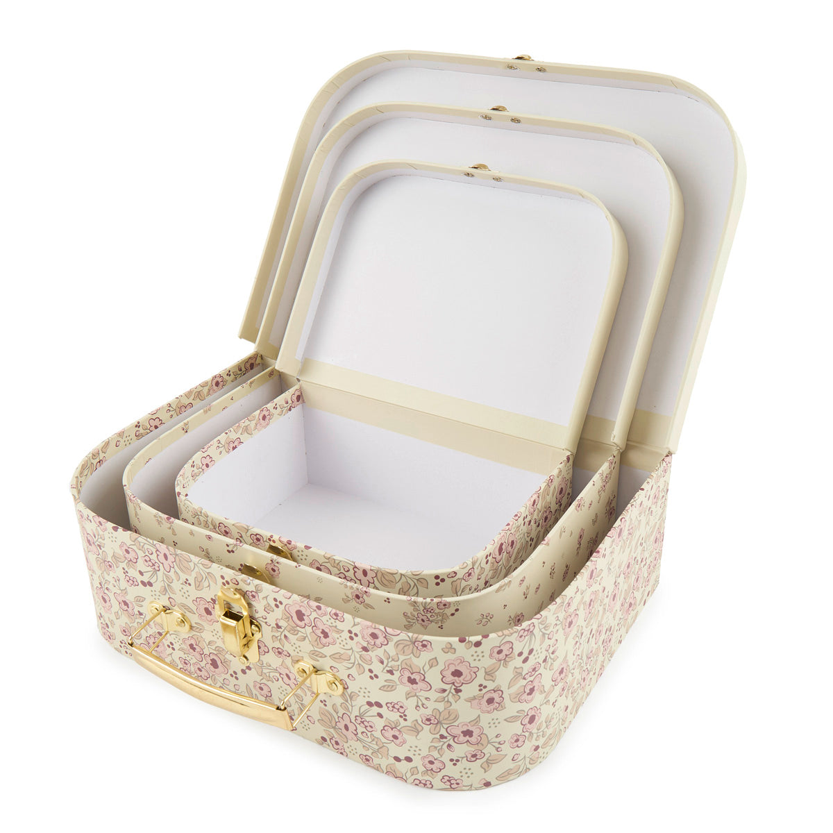 3er Kofferset Ella Vintage Flowers