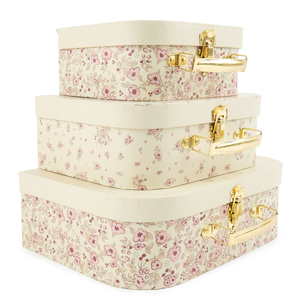 3er Kofferset Ella Vintage Flowers