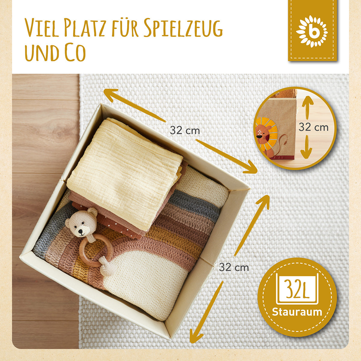 Aufbewahrungsbox Löwe