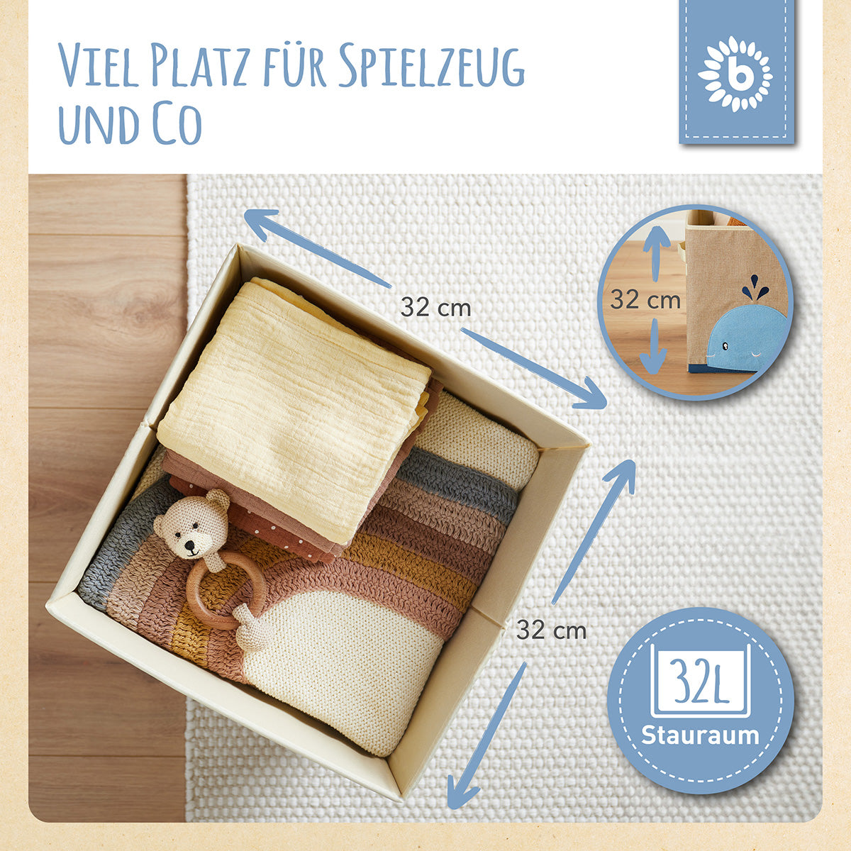 Aufbewahrungsbox Wal