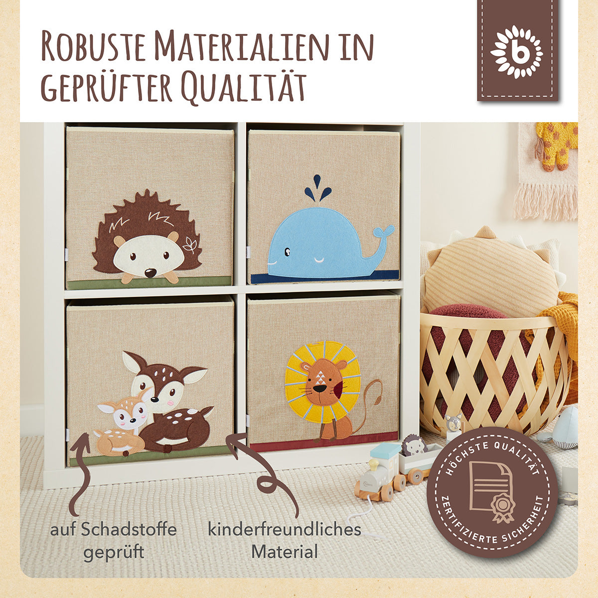 Aufbewahrungsbox Rehe