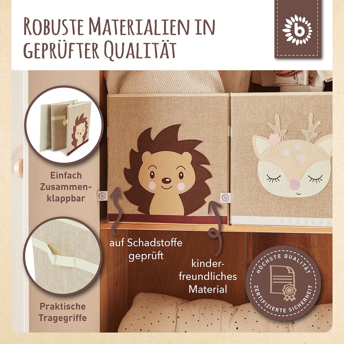Aufbewahrungsbox Igel Piksi