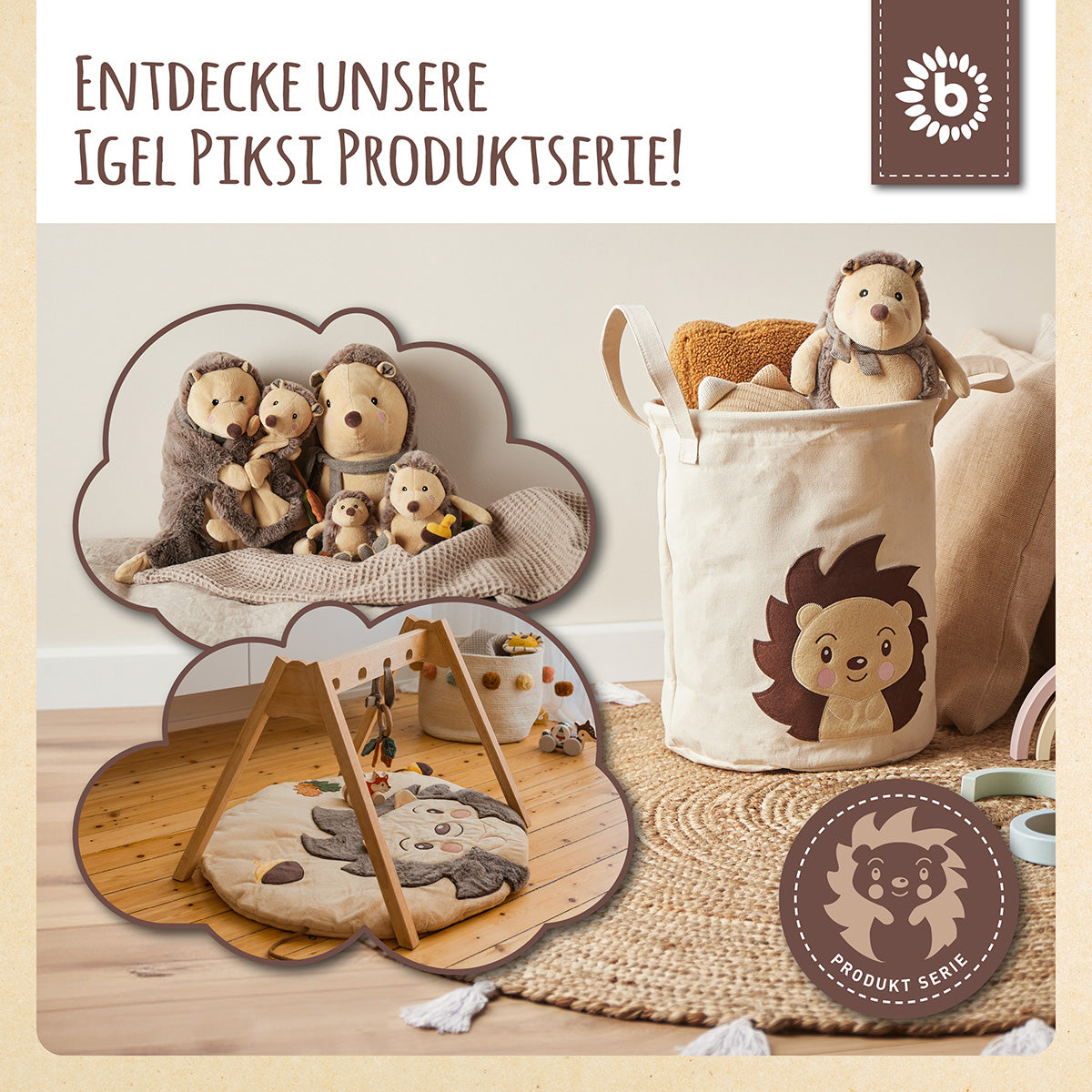 Aufbewahrungsbox Igel Piksi
