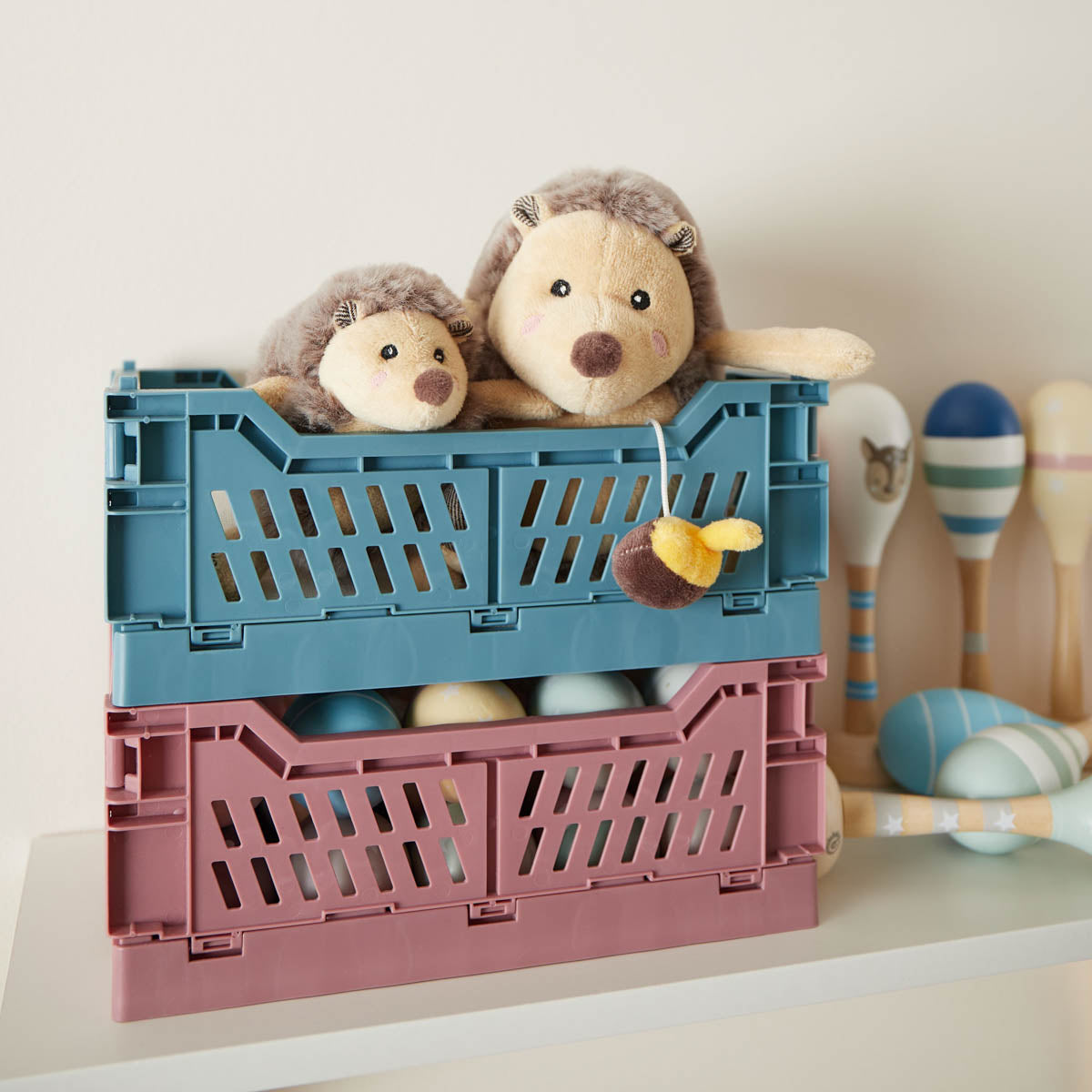 Spielfigur Igel Piksi mit Rassel