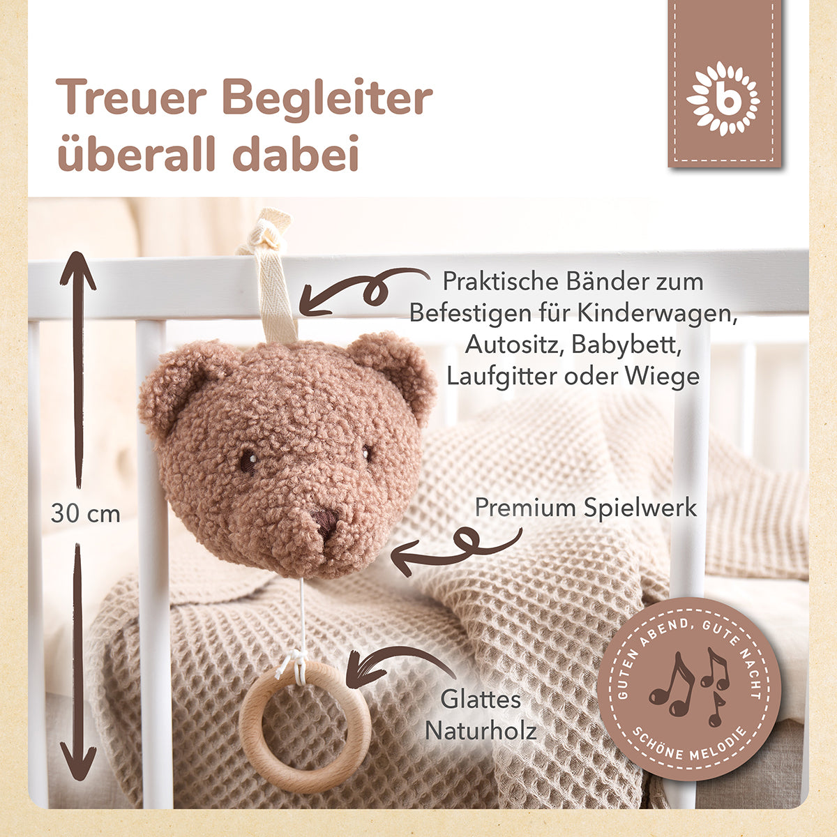 MUSIKSPIELUHR BÄR MIKA