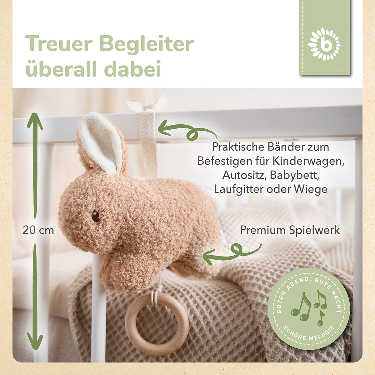 MUSIKSPIELUHR HASE FINE
