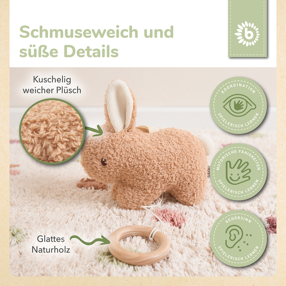 MUSIKSPIELUHR HASE FINE