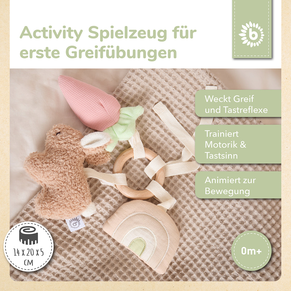 ACTIVITY SPIELZEUG HASE FINE