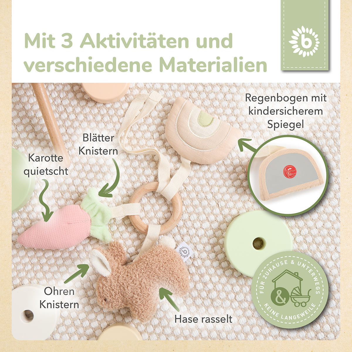 ACTIVITY SPIELZEUG HASE FINE