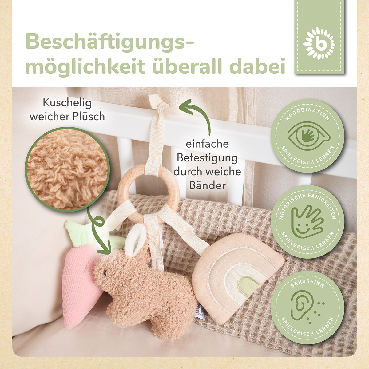 ACTIVITY SPIELZEUG HASE FINE