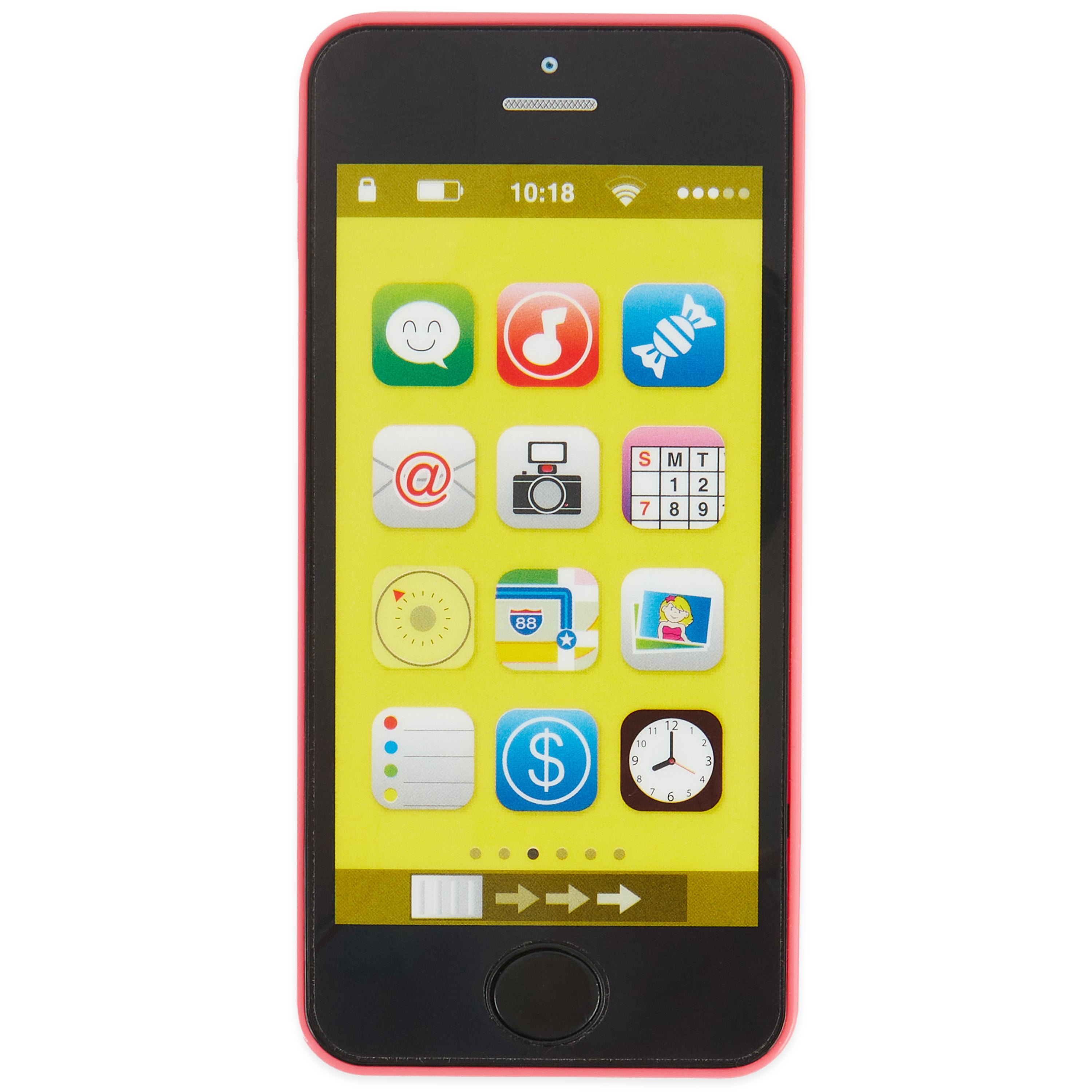 Smartphone rosa mit Licht/Sound