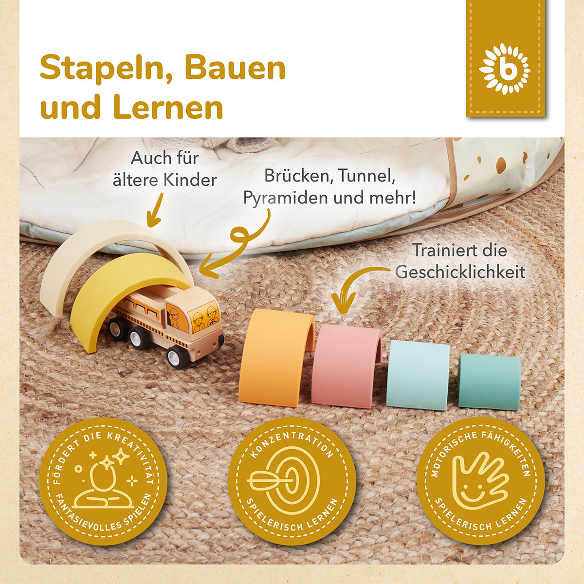 Silikon Regenbogen Tropical Vibes