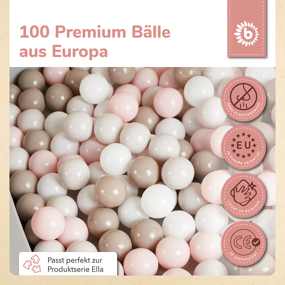 Bälle Cotton 100 Stück