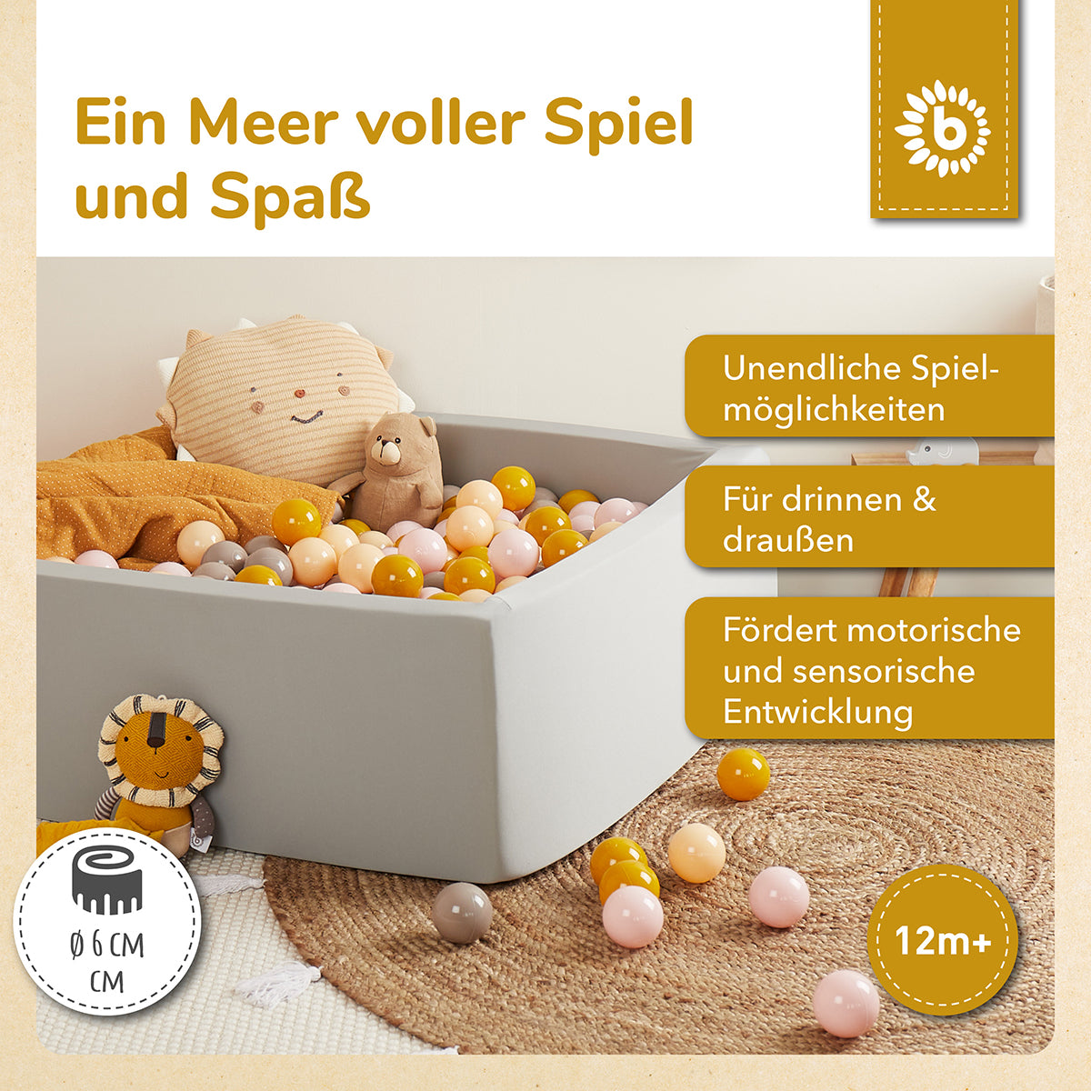 Bälle Sunrise 100 Stück