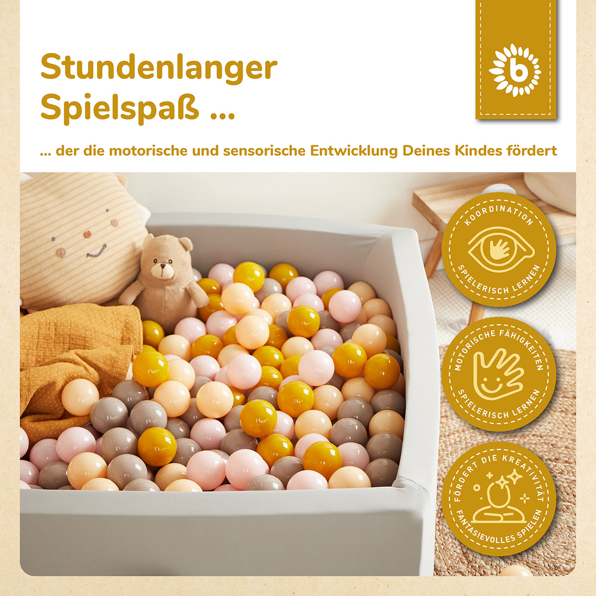 Bälle Sunrise 100 Stück