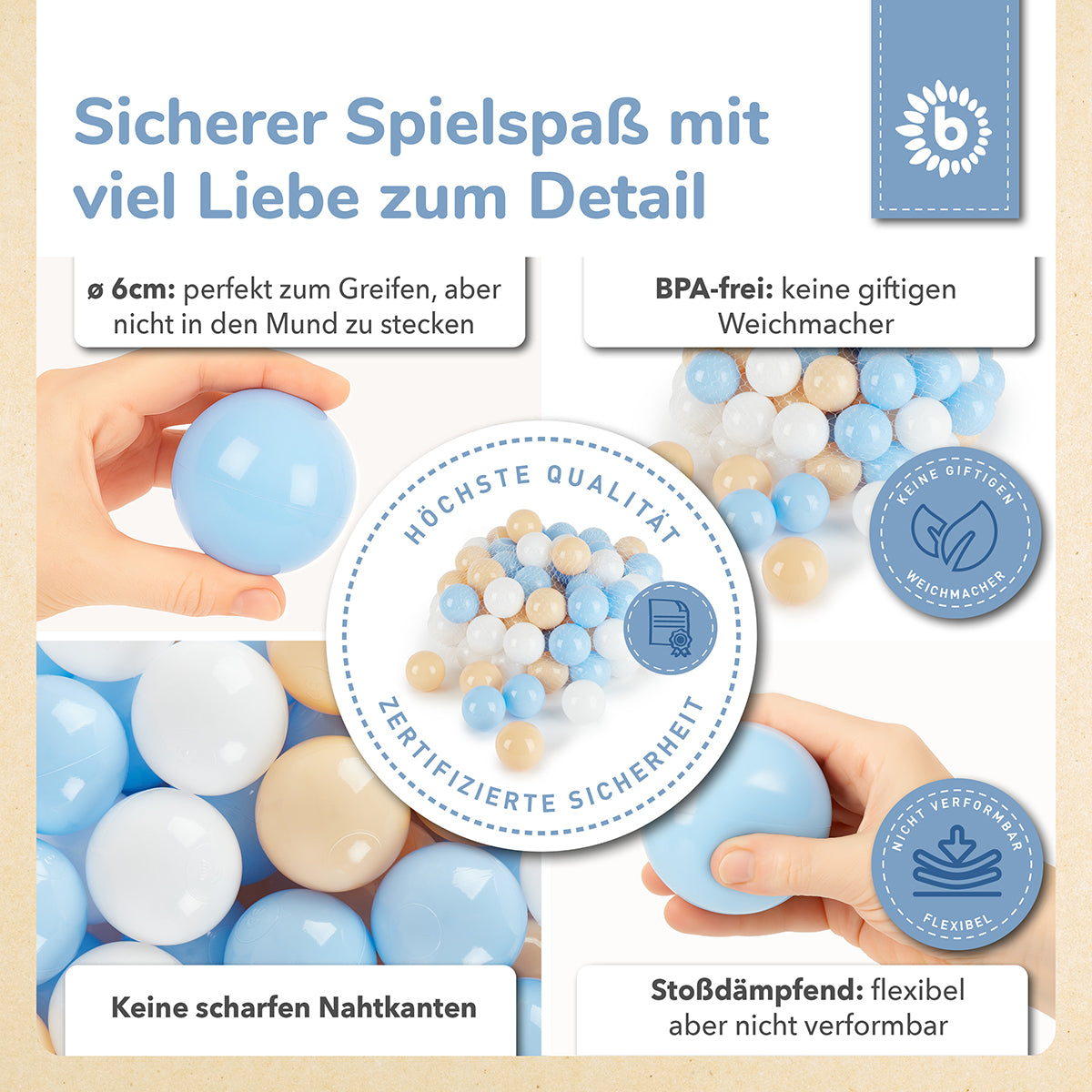 Bälle Beach 100 Stück