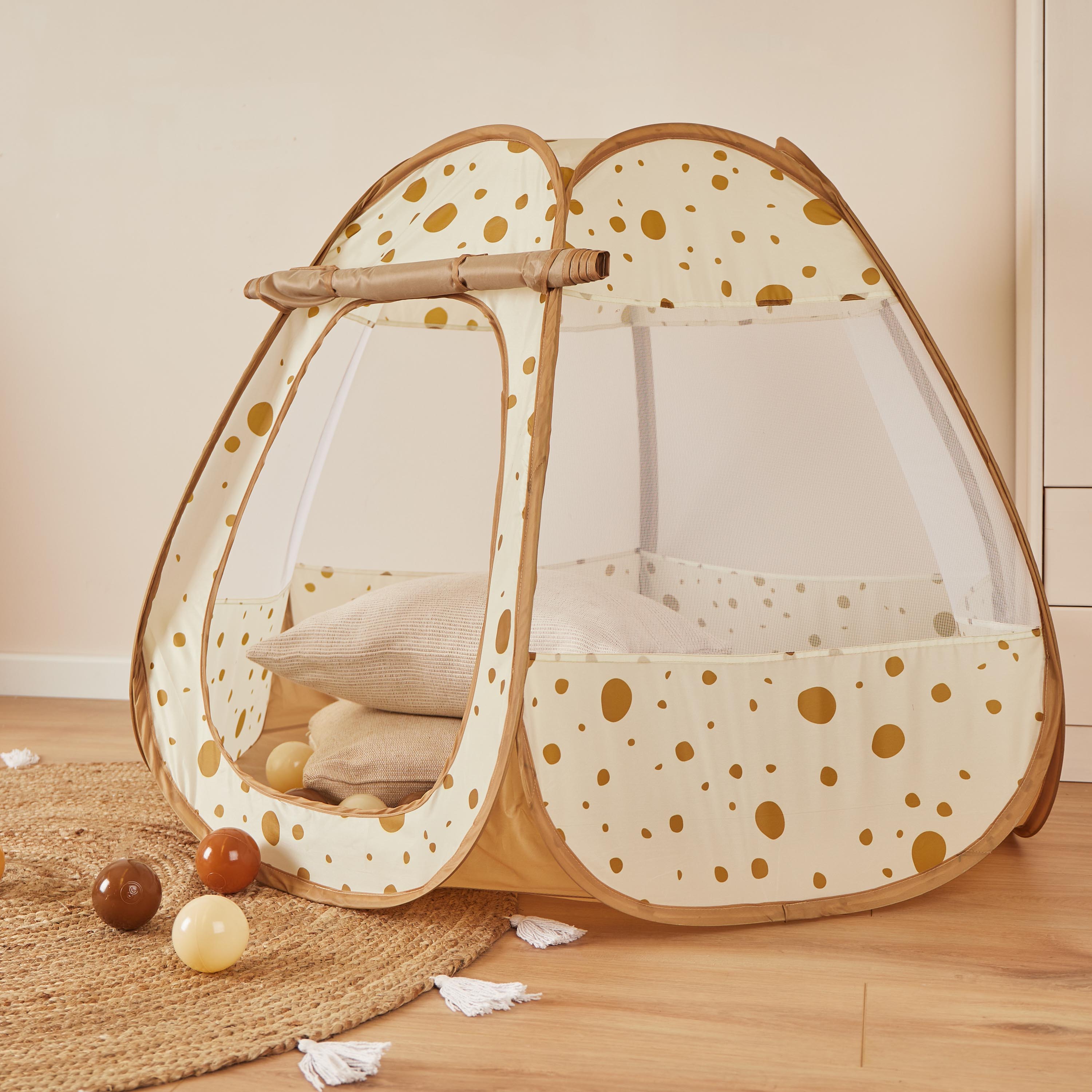 Pop up Spielzelt und Bällebad Dots mit 50 Bällen
