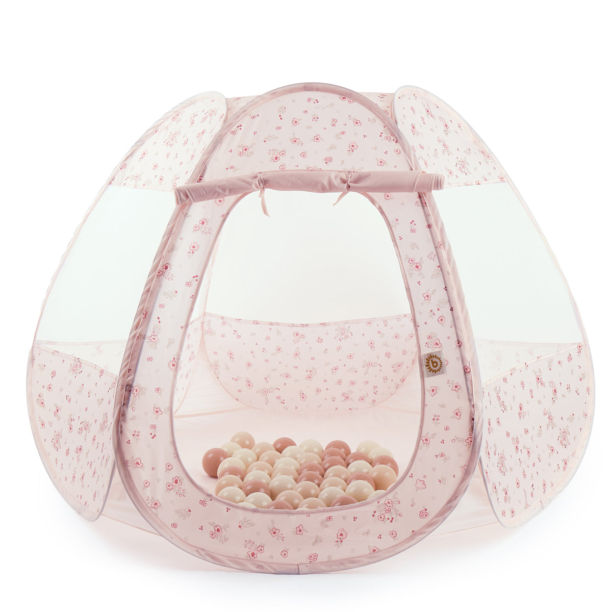 bällchen zelt Pop Up Spielzelt und Bällebad Dreamy Flowers mit 50 Bällen