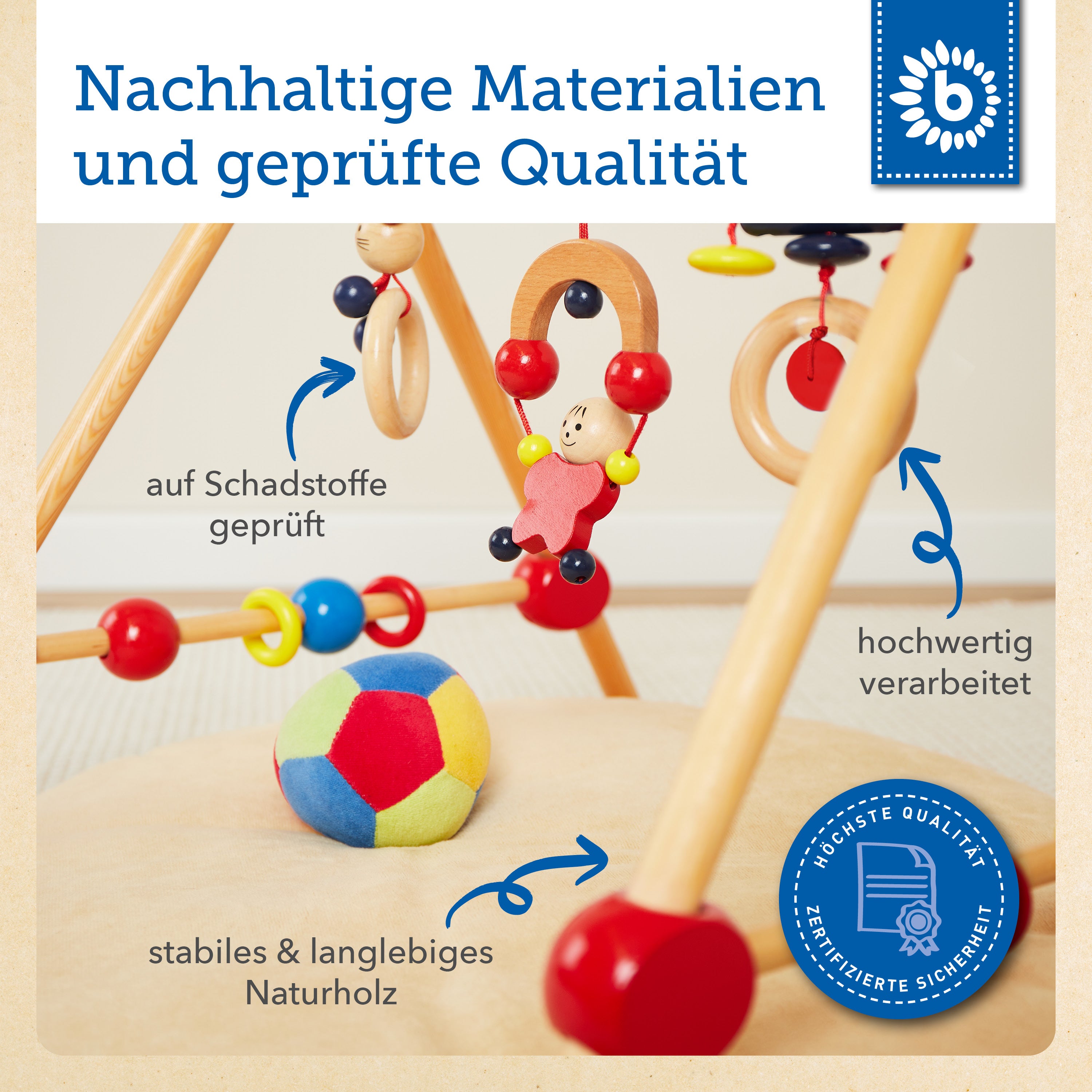 Spielbogen Gymnast - höhenverstellbar