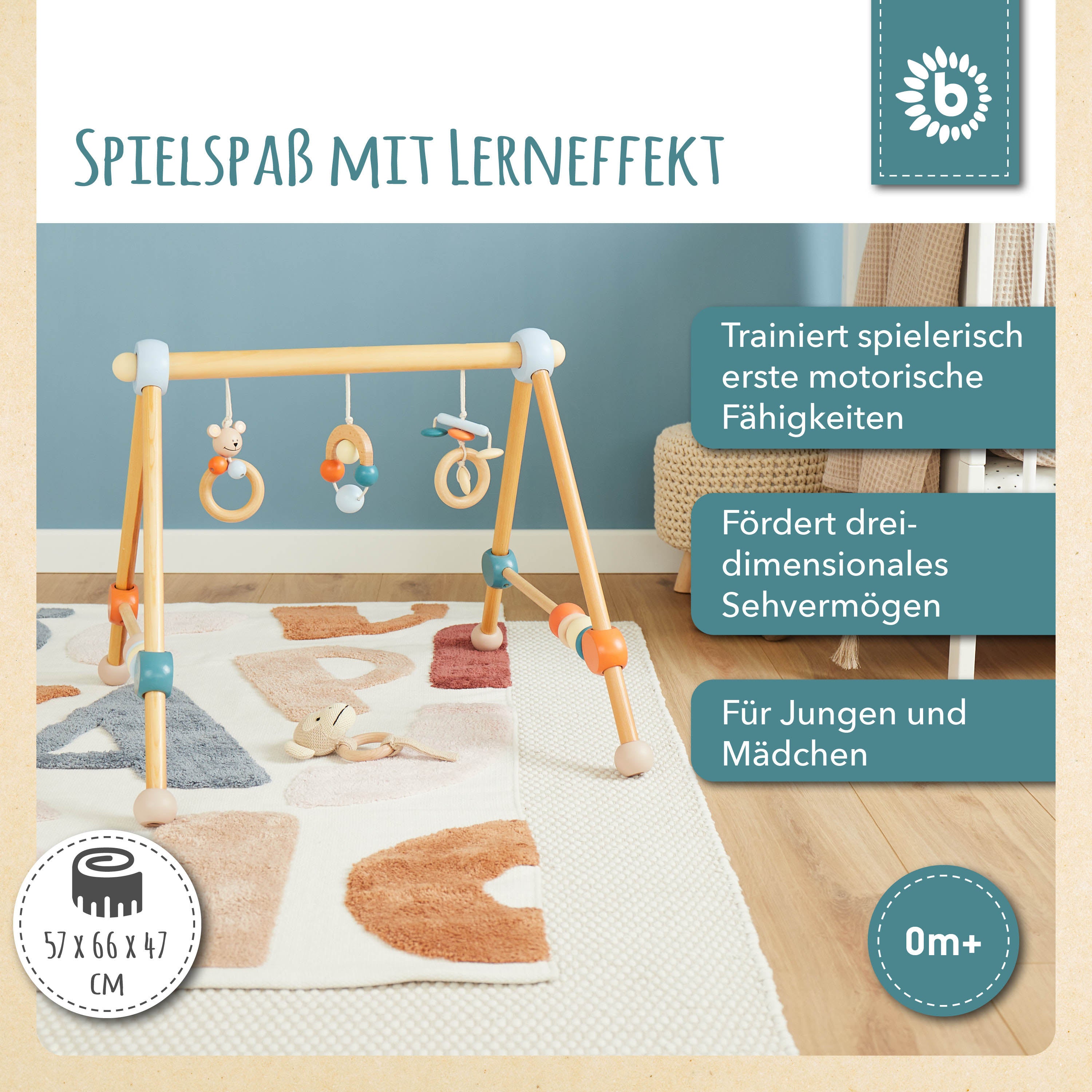 Spielbogen Bär