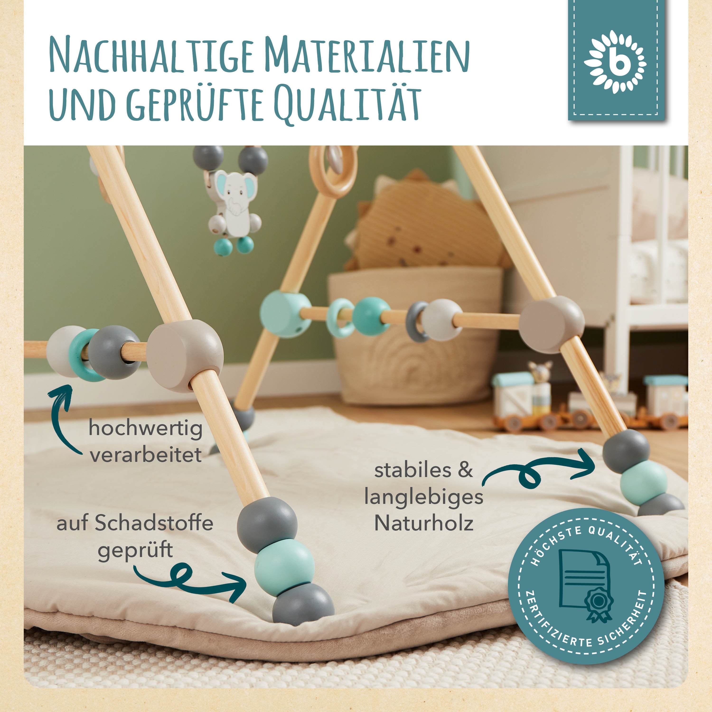 Spielbogen Elefant höhenverstellbar