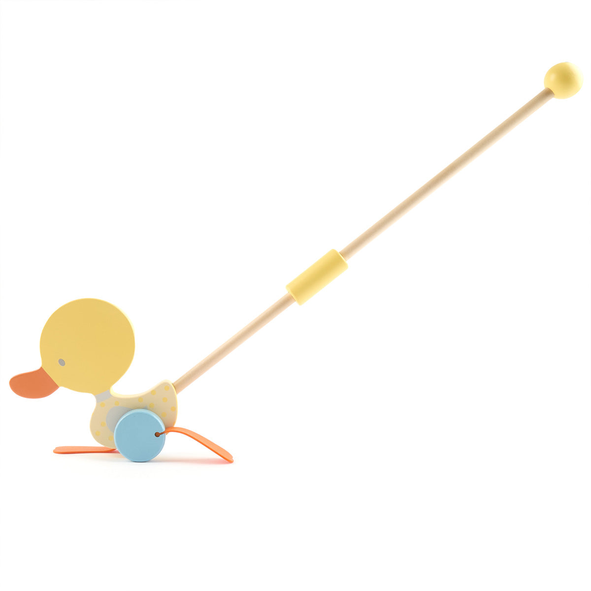 Rollerstab Watschelente gelb