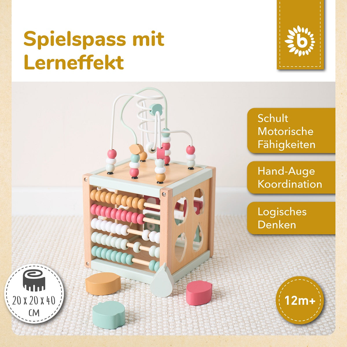 MOTORIKWÜRFEL BERRY FSC®