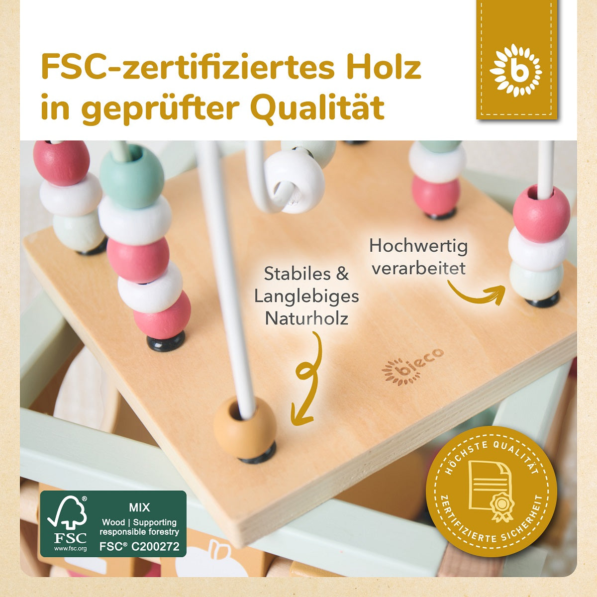 MOTORIKWÜRFEL BERRY FSC®