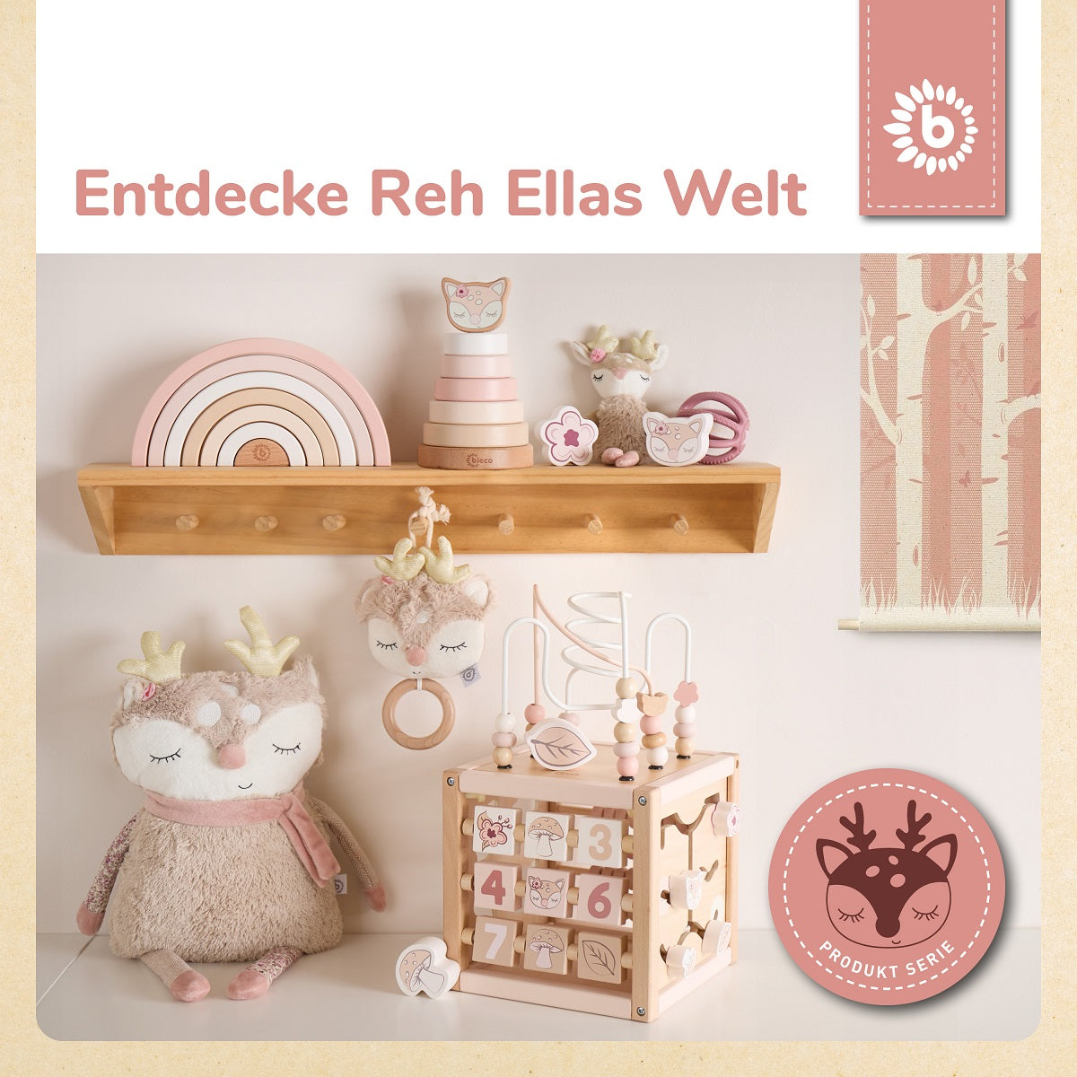 MOTORIKWÜRFEL REH ELLA FSC®