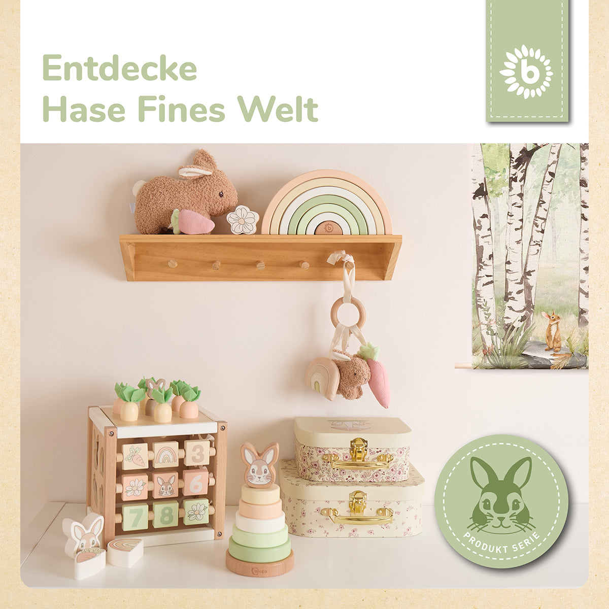 MOTORIKWÜRFEL HASE FINE FSC®