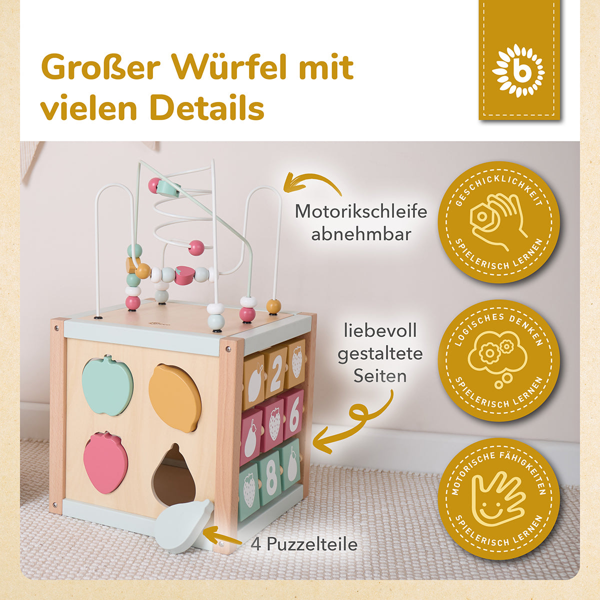 MOTORIKWÜRFEL BERRY XXL FSC®