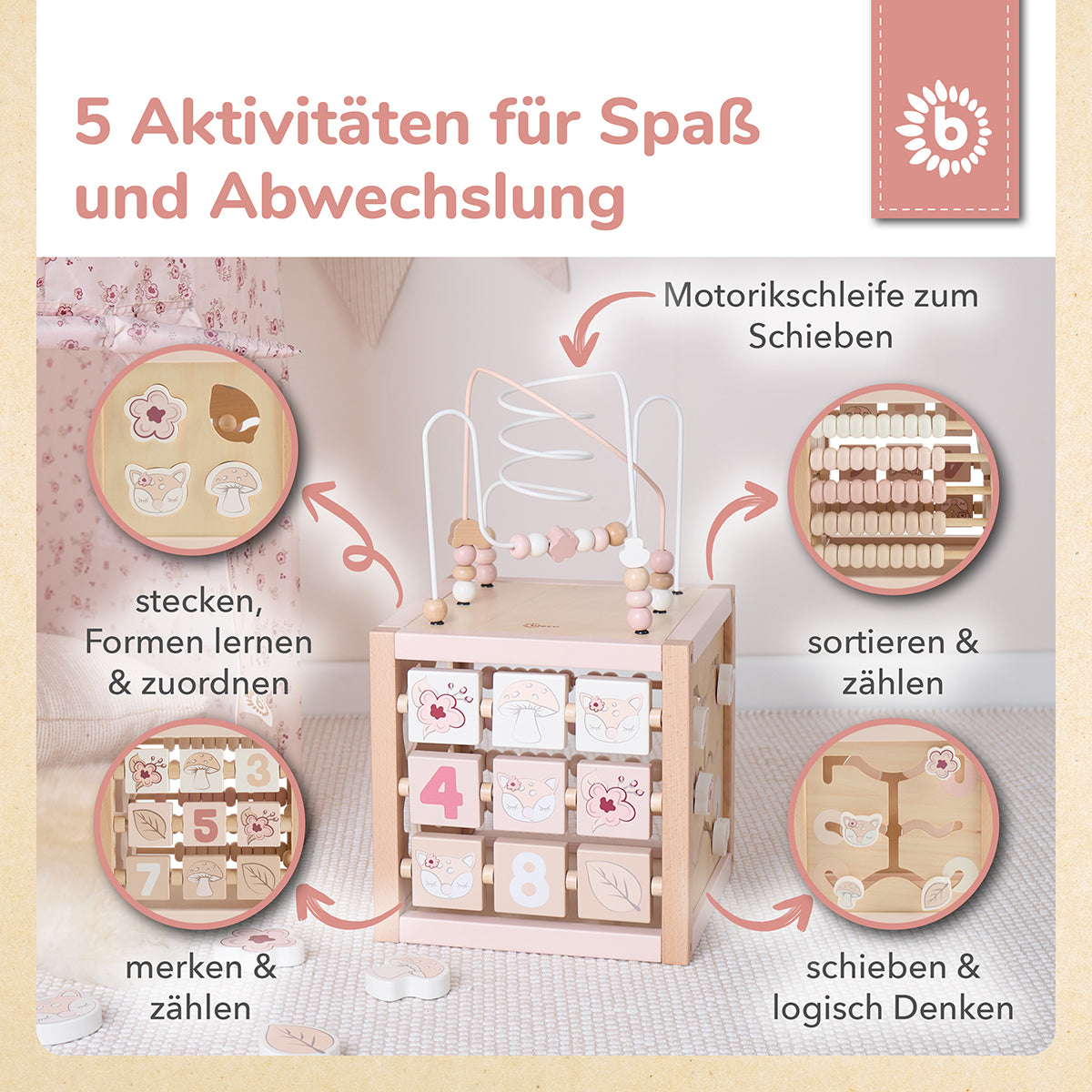 MOTORIKWÜRFEL REH ELLA XXL FSC®