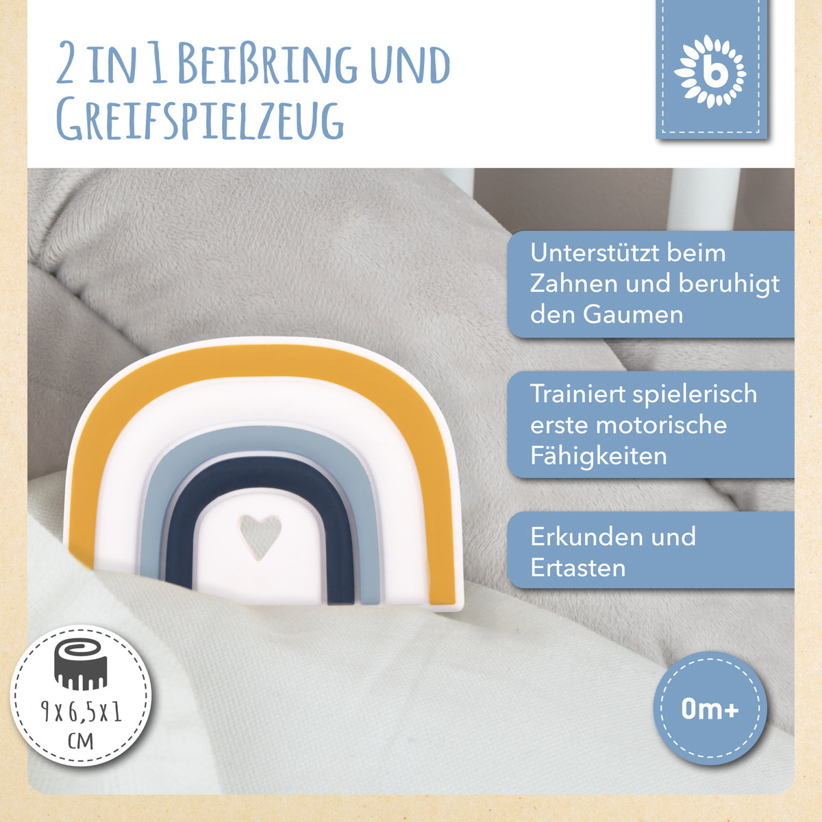 Beißer Regenbogen Silikon