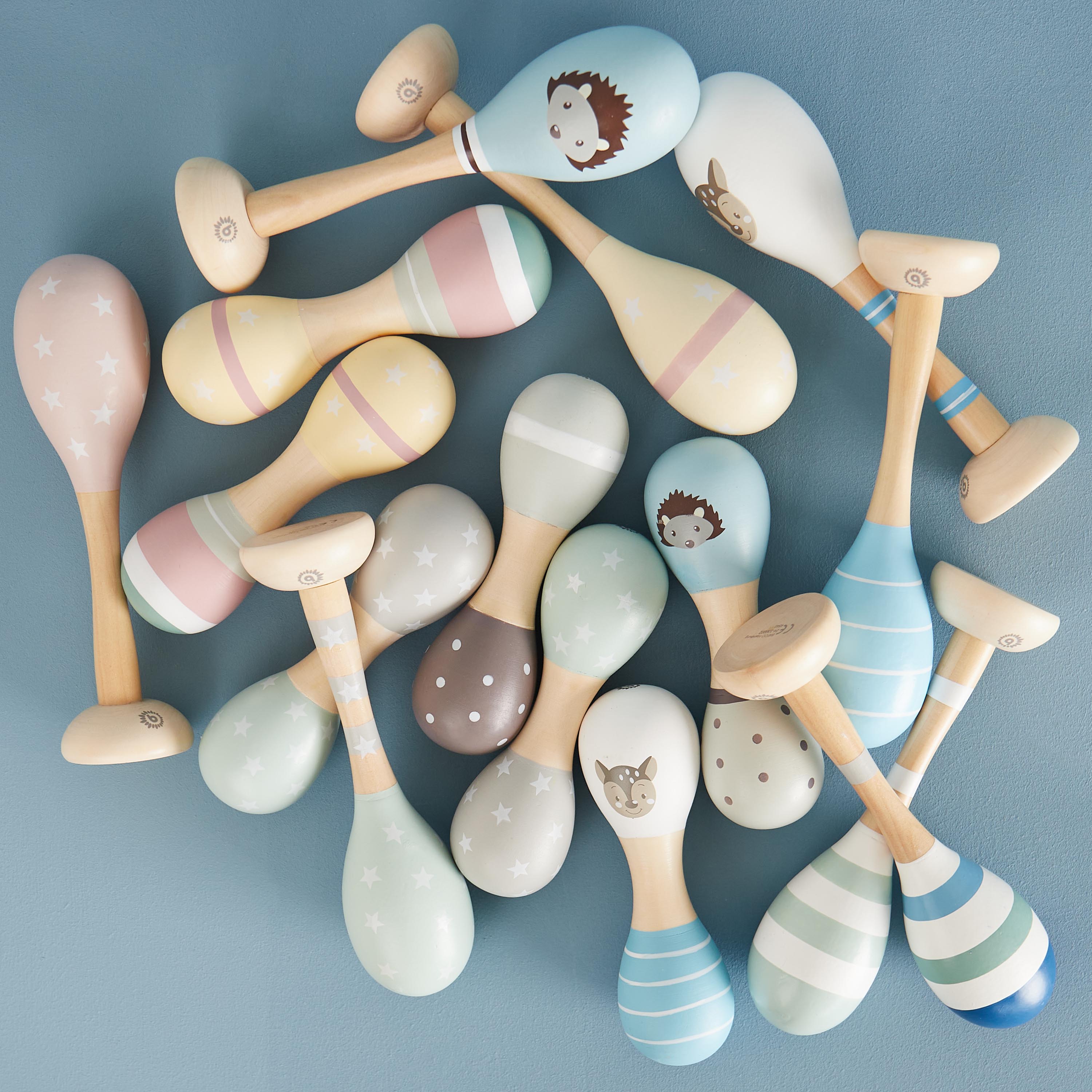 Maracas 2er Set Igel