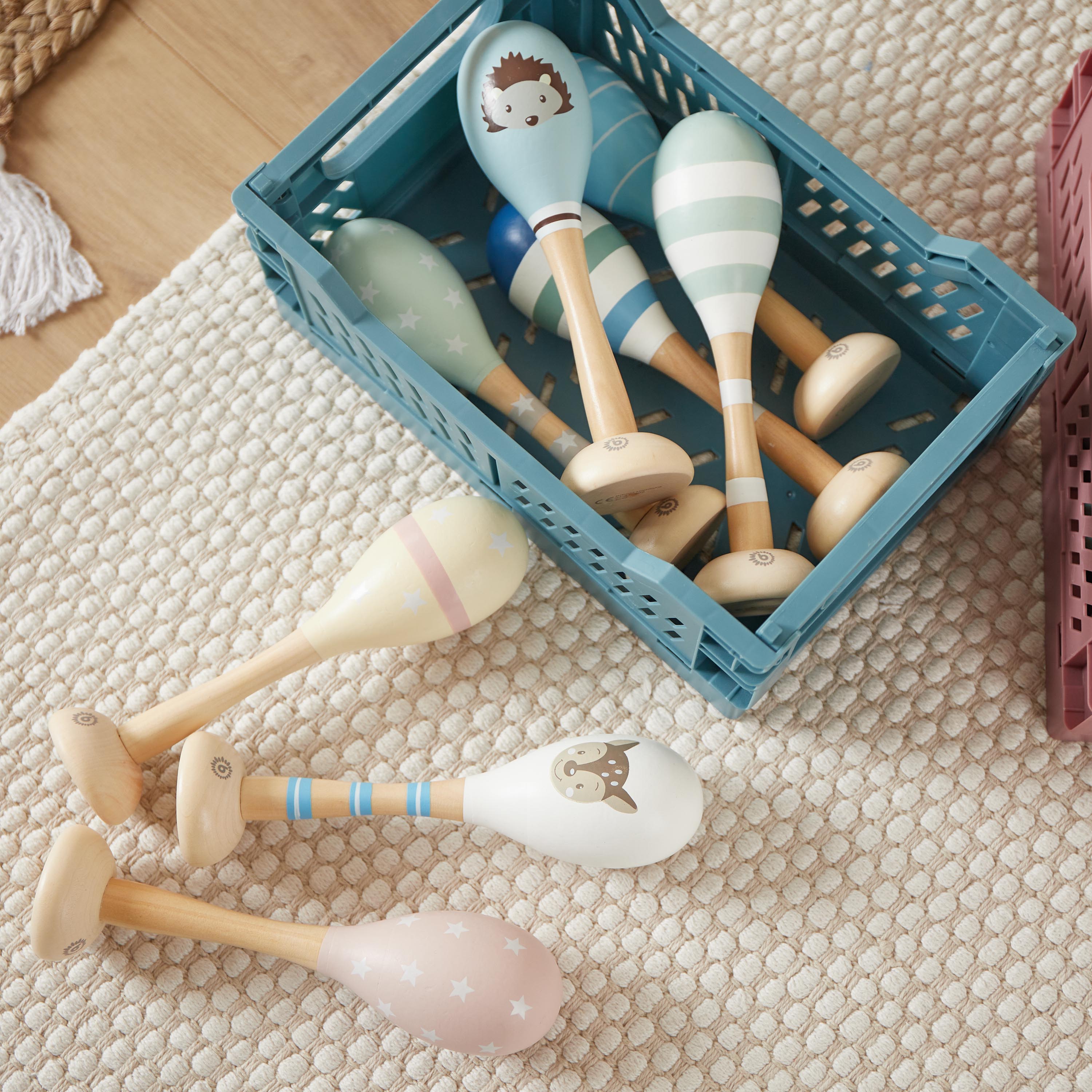 Maracas 2er Set Igel